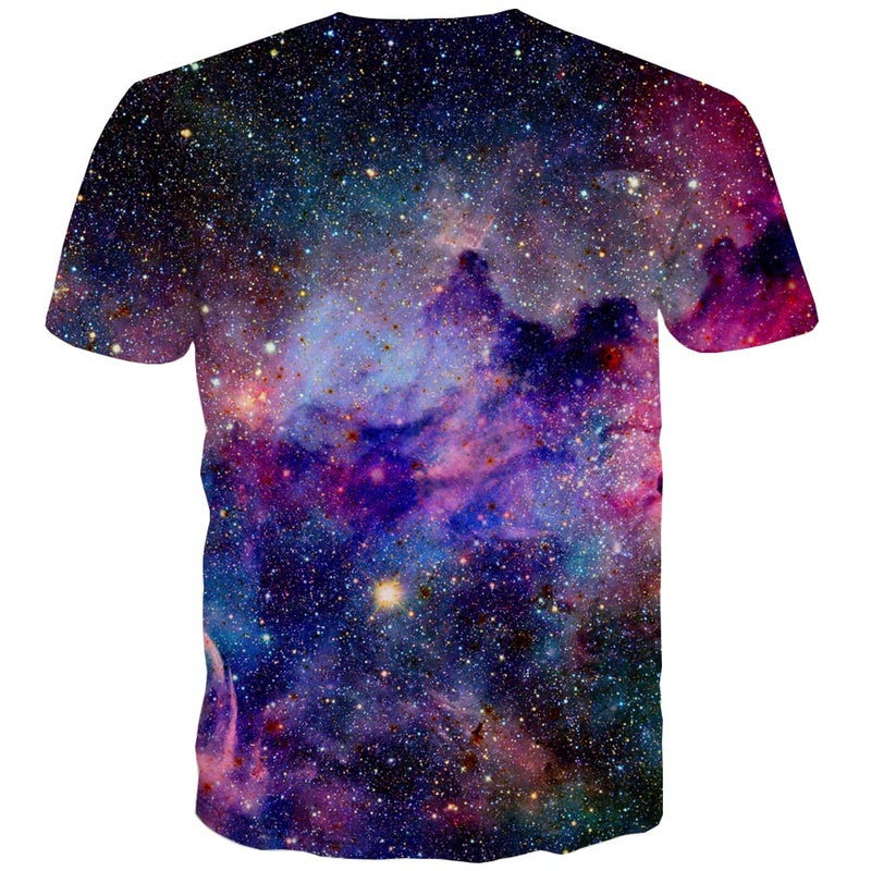 KYKU Galaxy T Shirt Universe T-Shirt Space T Shirts for Men Nebula Tshirts 3D Tee (X-Large) - Image 2